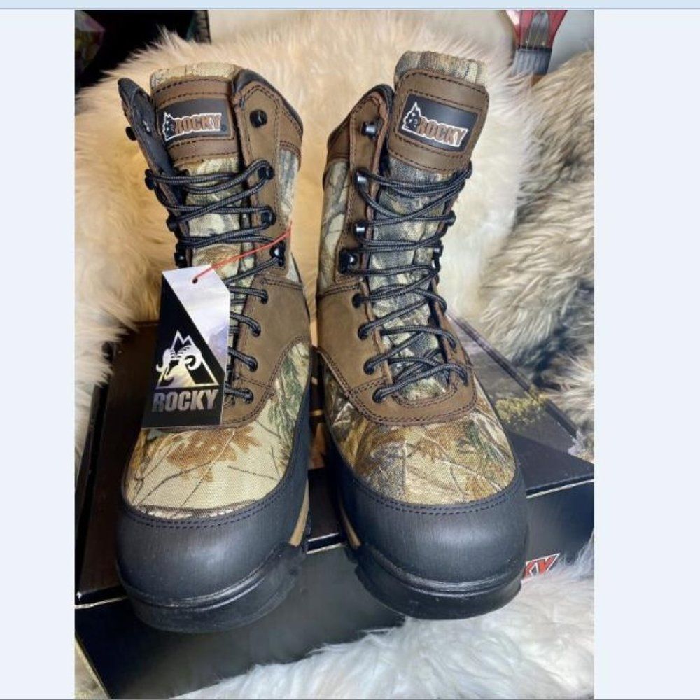 Rocky Core Waterproof 400G Insulated Outdoor Boots Mens Sz 10.5 W Fast Shipping - Picture 2 of 9